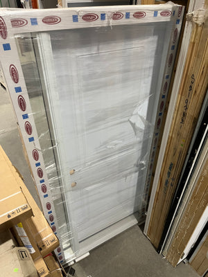 Doorplex Prehung Steel Entry Door with Full Lite Sidelite – 41” x 82.5”