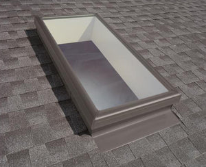 Fixed Velux Skylight, Mounted on Triple Frame, 22.5 in x 46.5 in