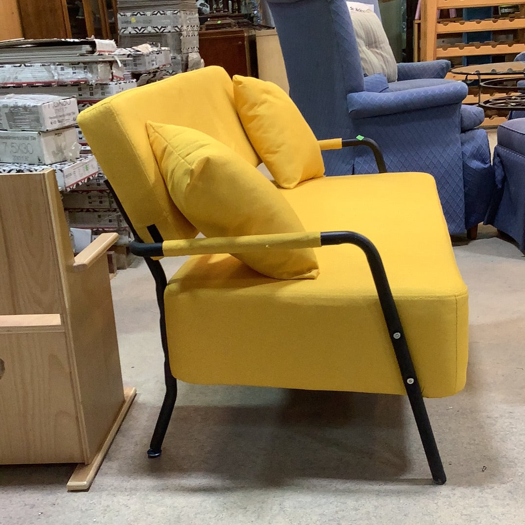 Modern Yellow Love Seat Habitat for Humanity Greater Ottawa ReStore