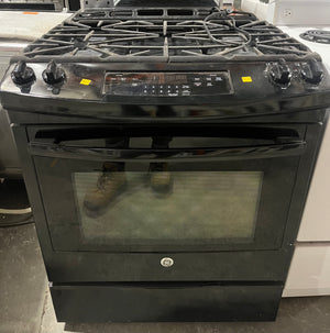 GE Black Gas Range