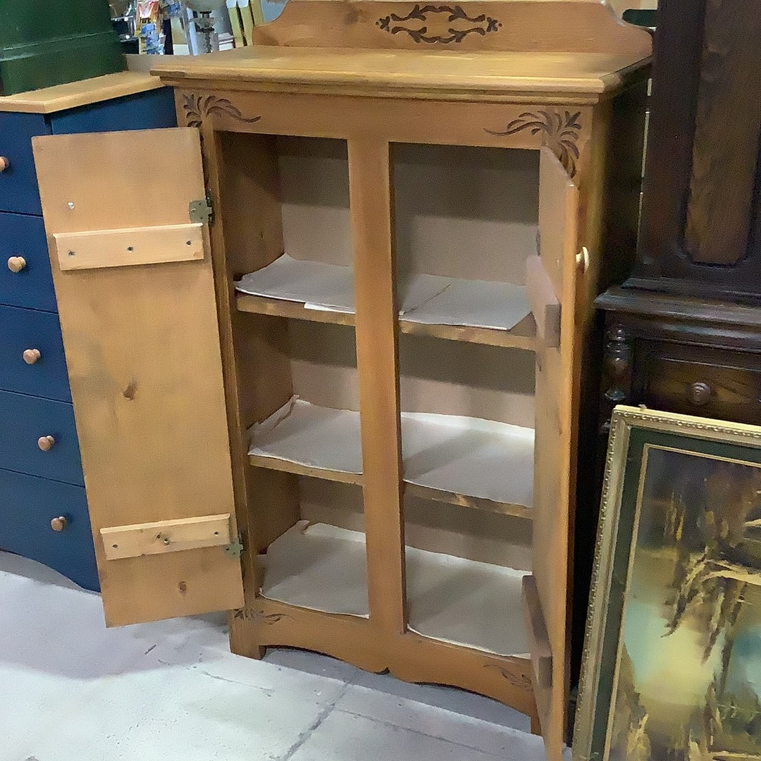 Carved Wood Cupboard Habitat for Humanity Greater Ottawa ReStore