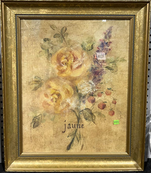 Gold Flower Artwork