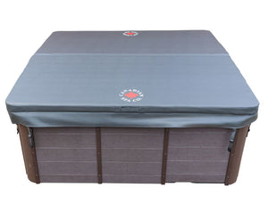 80 inch x 80 inch Square Spa Cover 5 inch/3 inch Taper in Grey