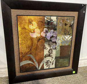Glass Artwork with Panel Design