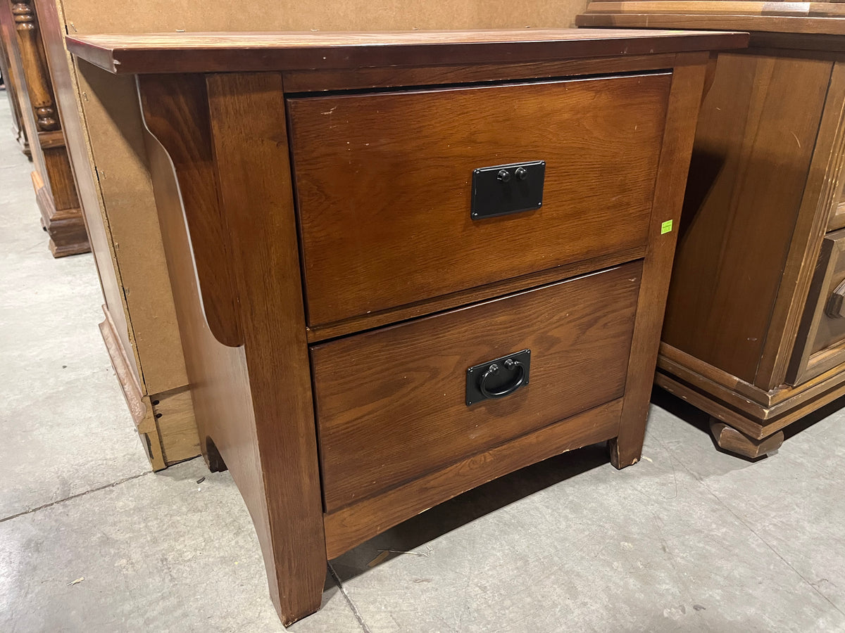 Solid Wood Bedside Table Habitat for Humanity Greater Ottawa ReStore