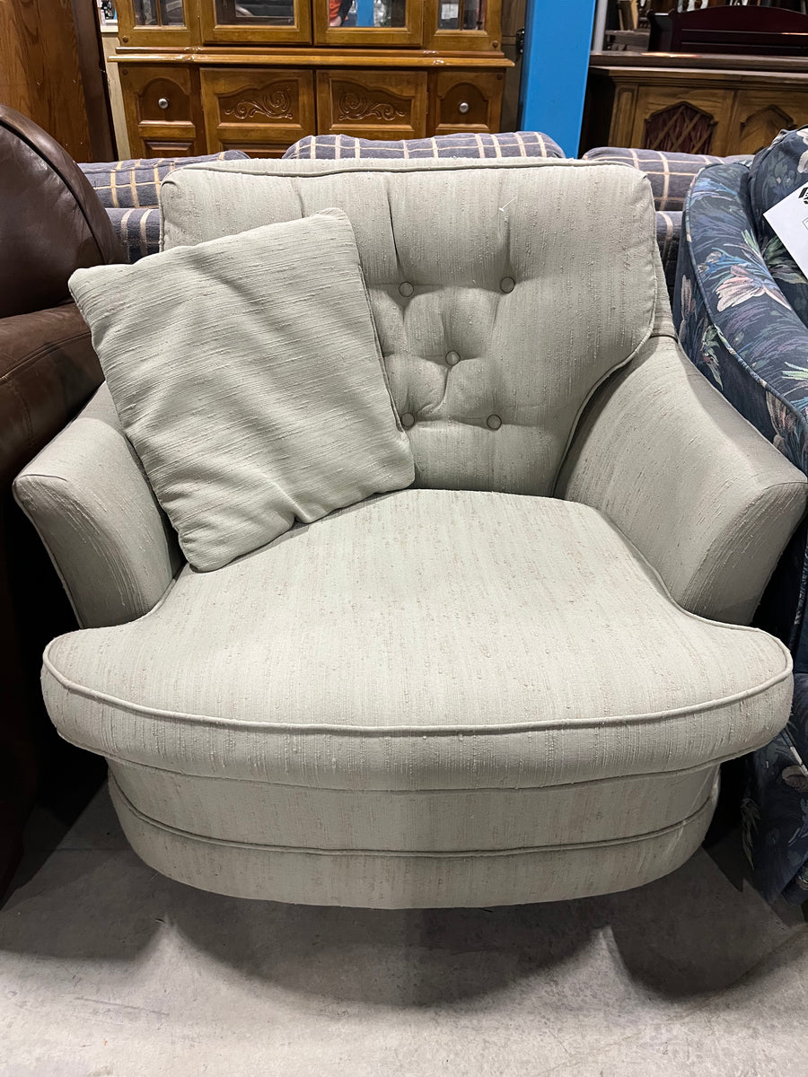 Mint Green Swivel Armchair Habitat for Humanity Greater Ottawa ReStore