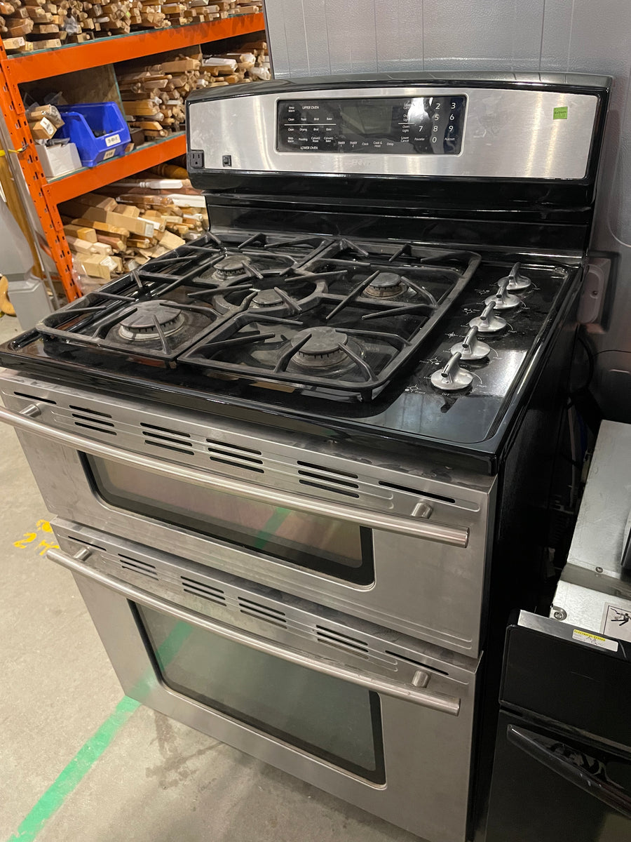 Jenn air online double oven range