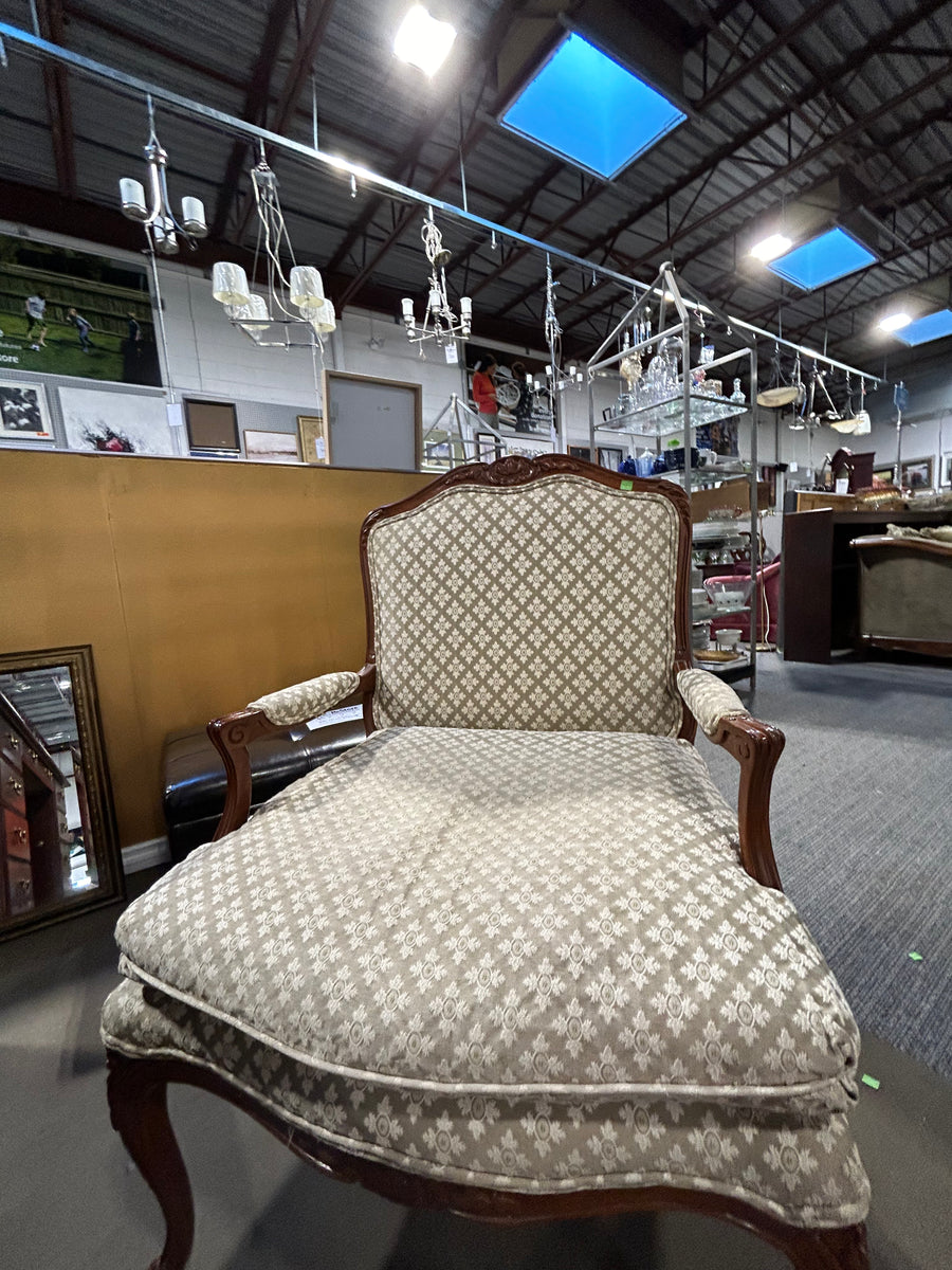 Vintage Upholstered Chair Habitat for Humanity Greater Ottawa ReStore