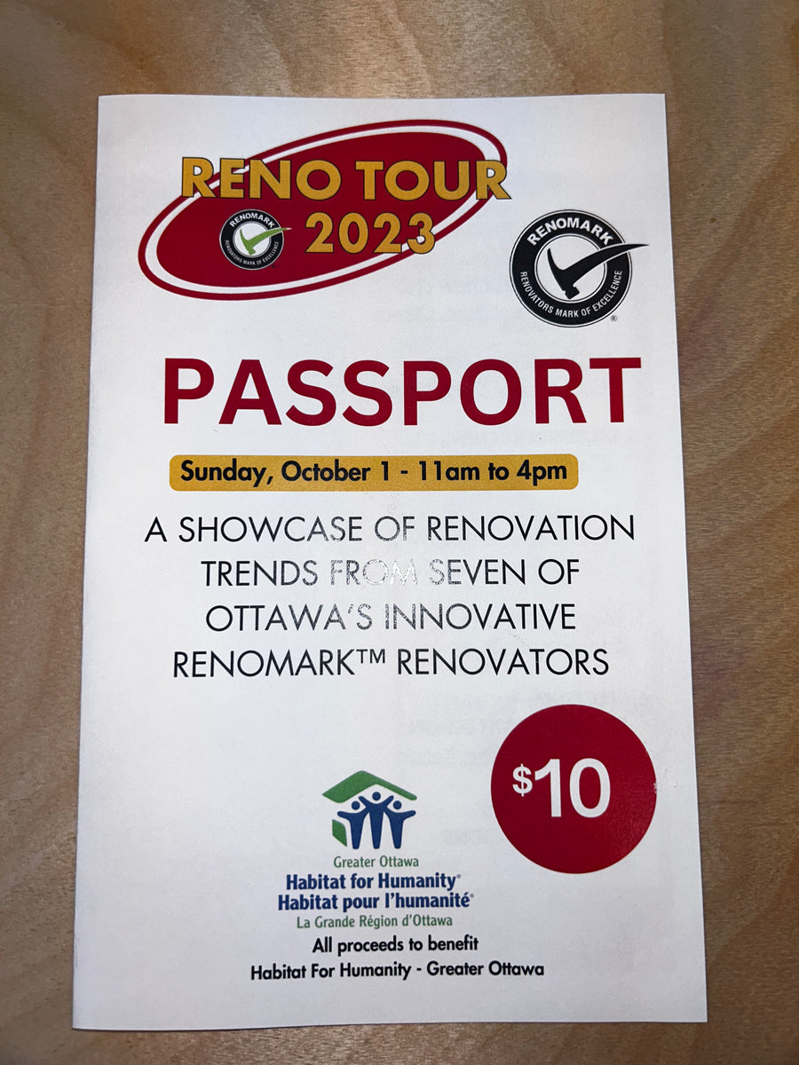 Reno Tour 2023 Passport Habitat for Humanity Greater Ottawa ReStore
