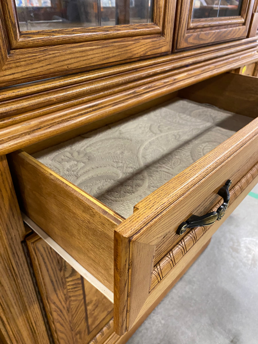 Birdseye Maple Buffet and Hutch Habitat for Humanity Greater Ottawa