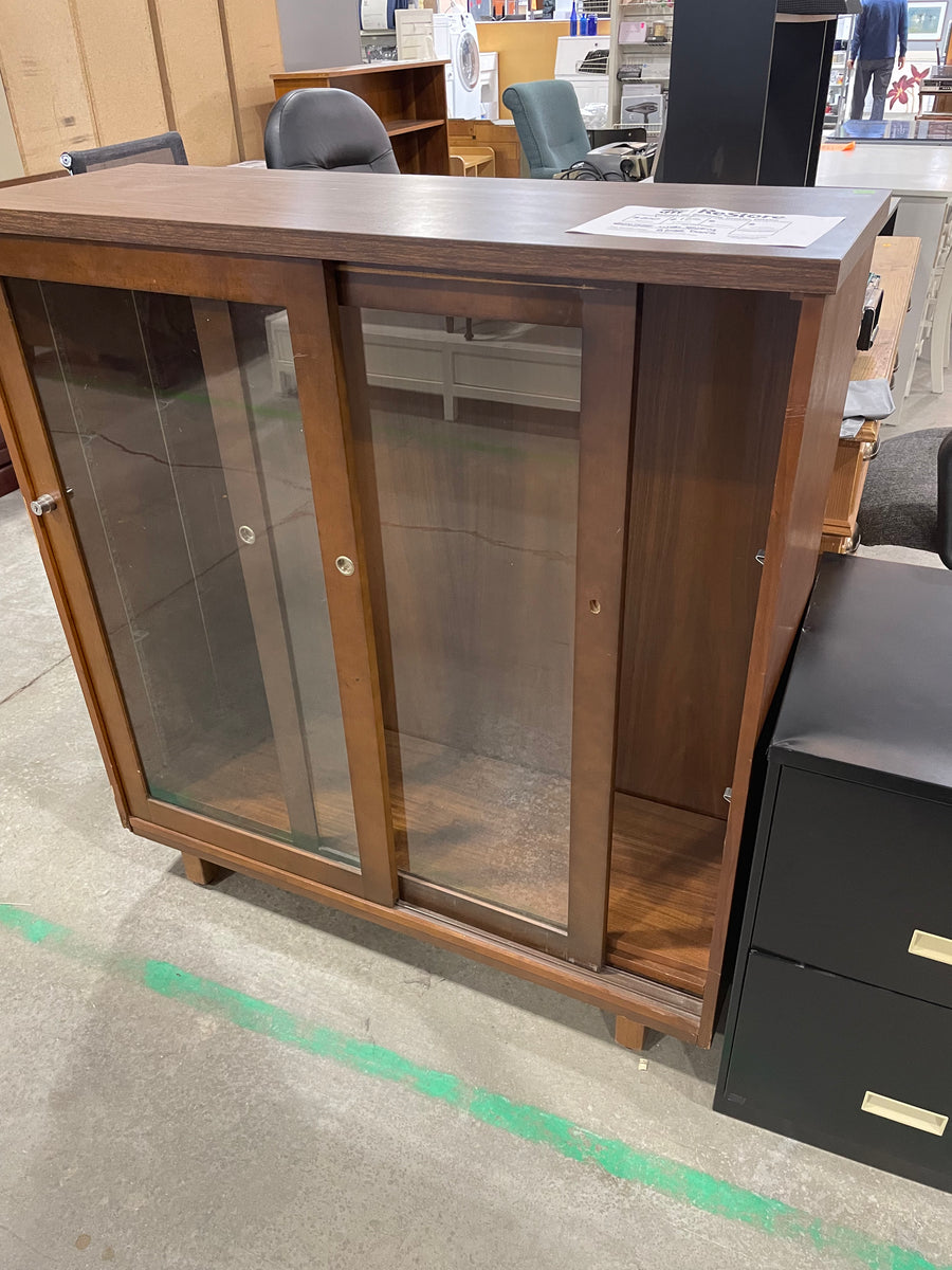 Bookcase with Sliding Glass Doors Habitat for Humanity Greater Ottawa