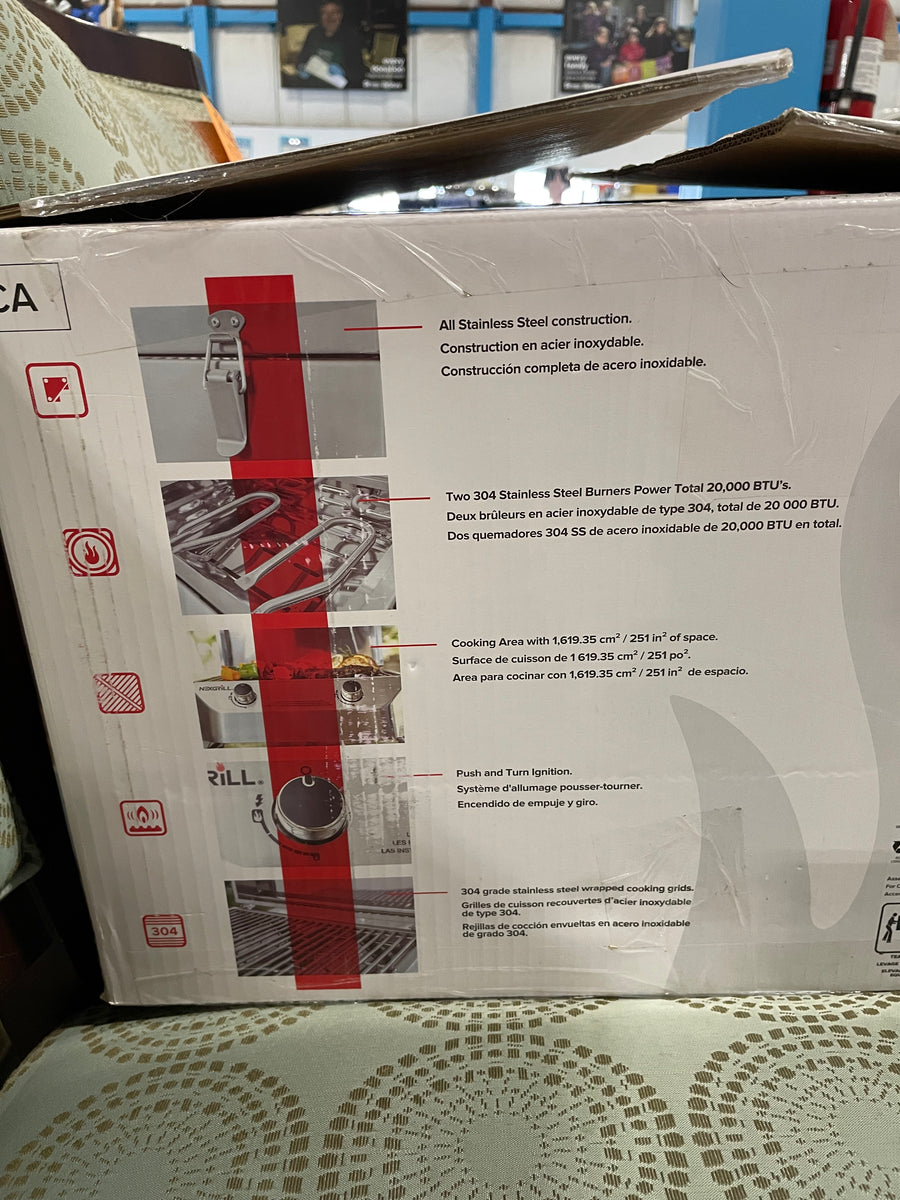 NexGrill 2Burner Portable Table Top Gas Grill Habitat for Humanity