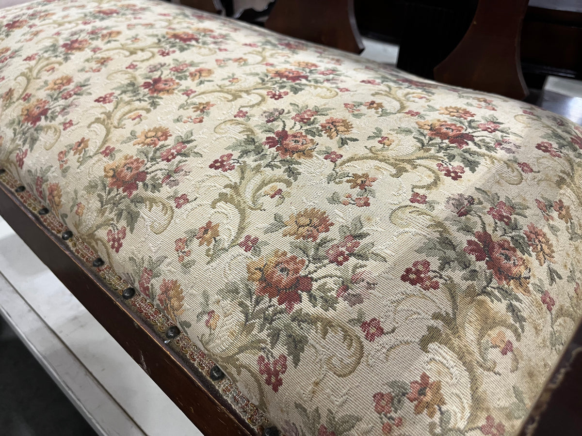 Antique Upholstered Bench Habitat for Humanity Greater Ottawa ReStore