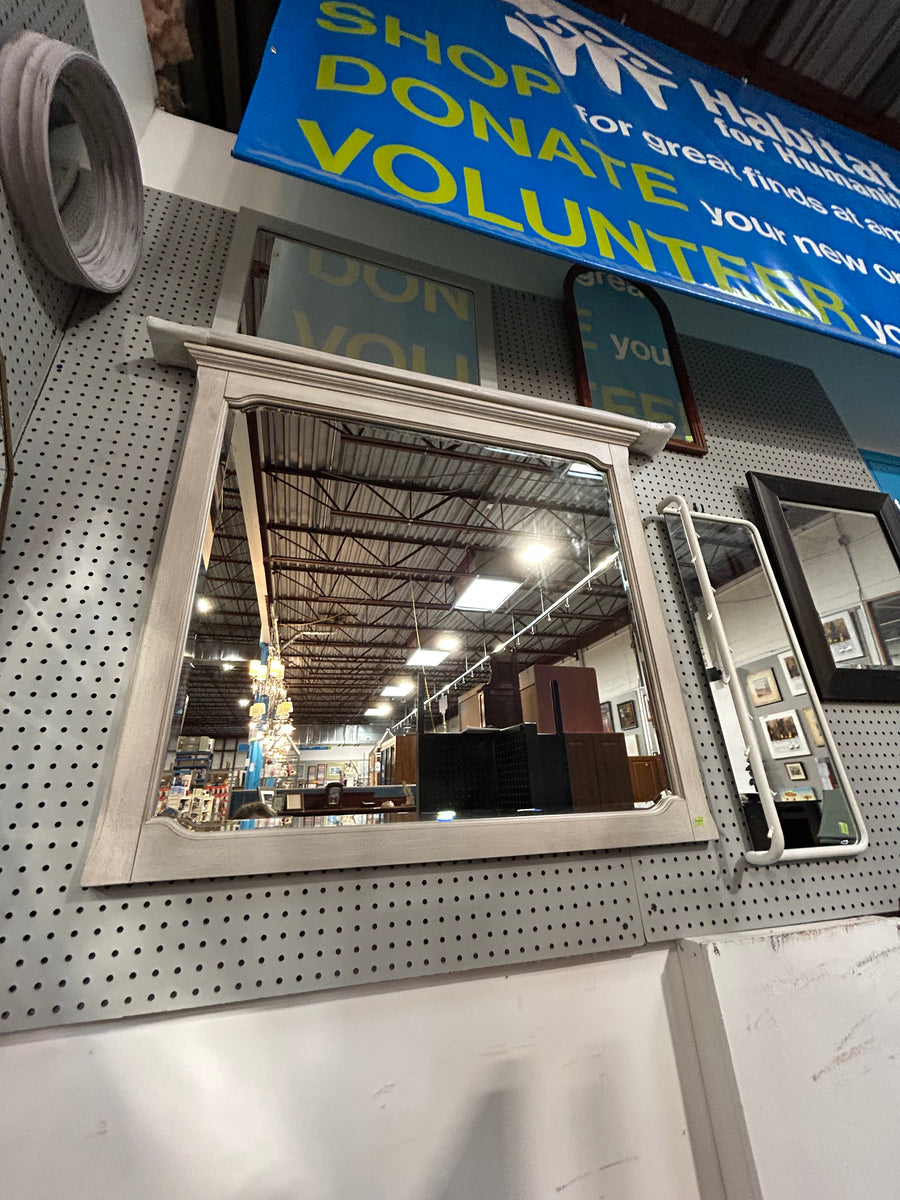 Rustic WoodLike Framed Mirror Habitat for Humanity Greater Ottawa