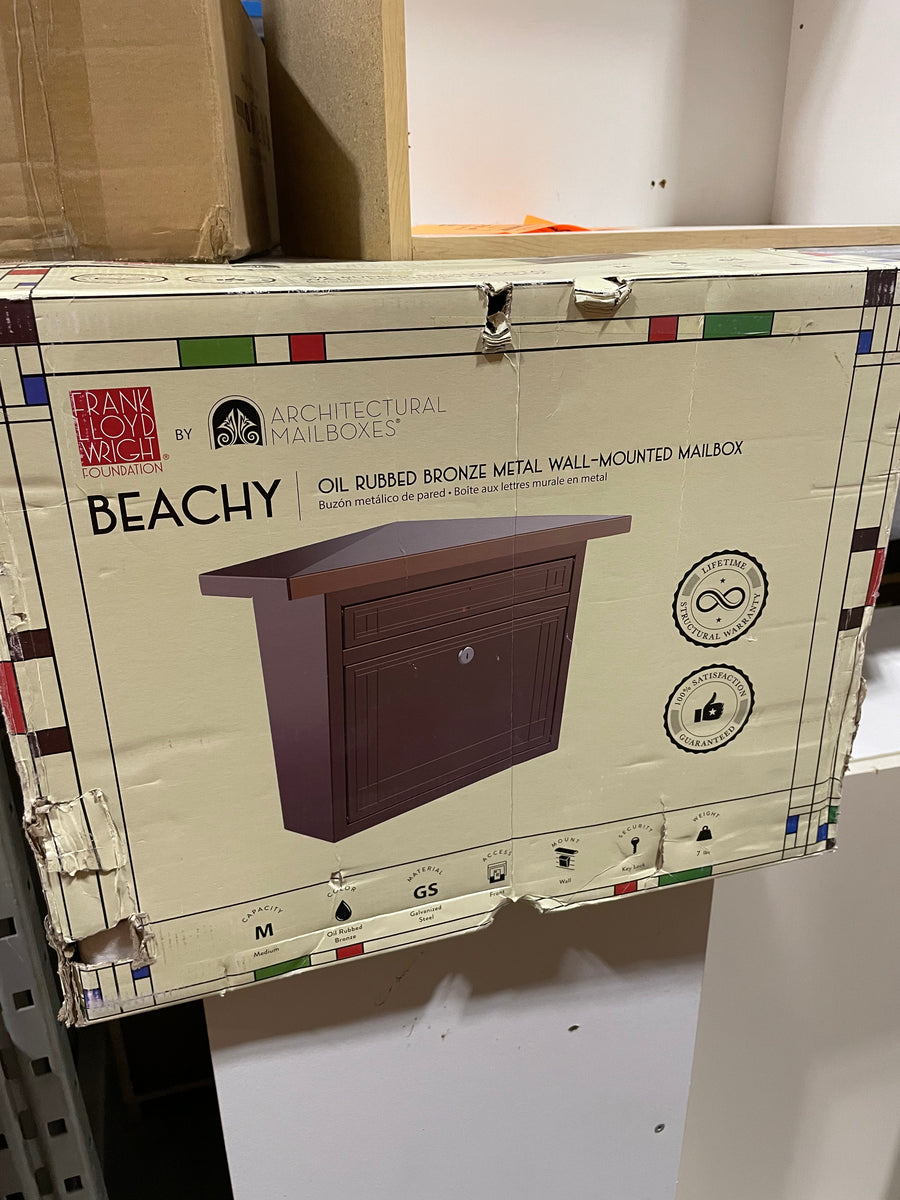 Oil Rubbed Bronze Metal WallMounted Mailbox Habitat for Humanity