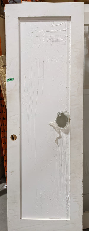 Single Pane French Doors with Knob Cutout
