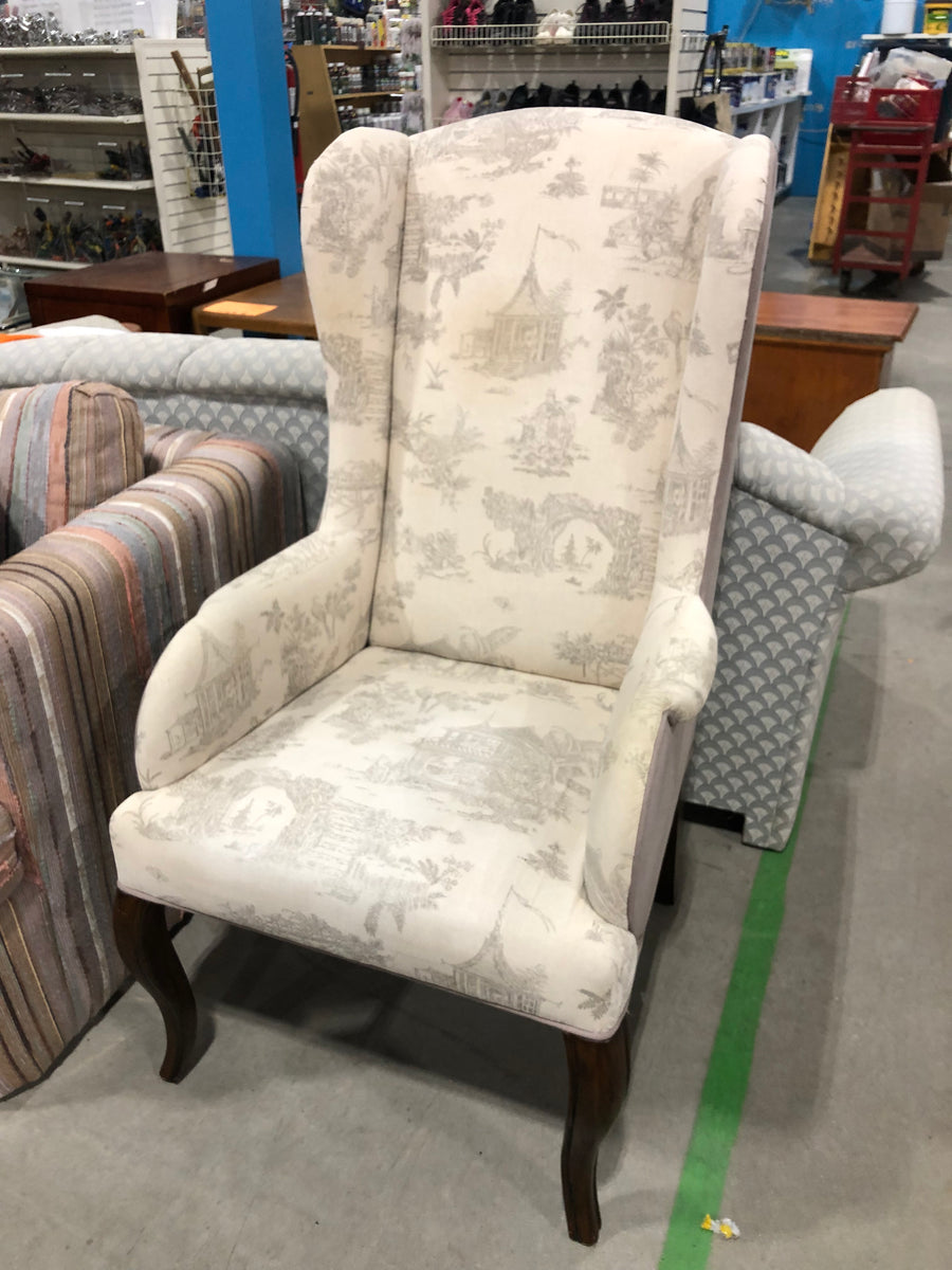 Wingback Chair Habitat for Humanity Greater Ottawa ReStore