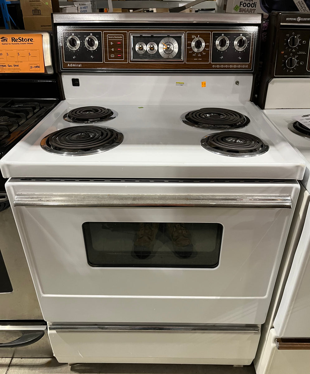 Admiral Electric Coil Stove Habitat for Humanity Greater Ottawa ReStore