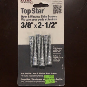 Door And Window Shim Screws