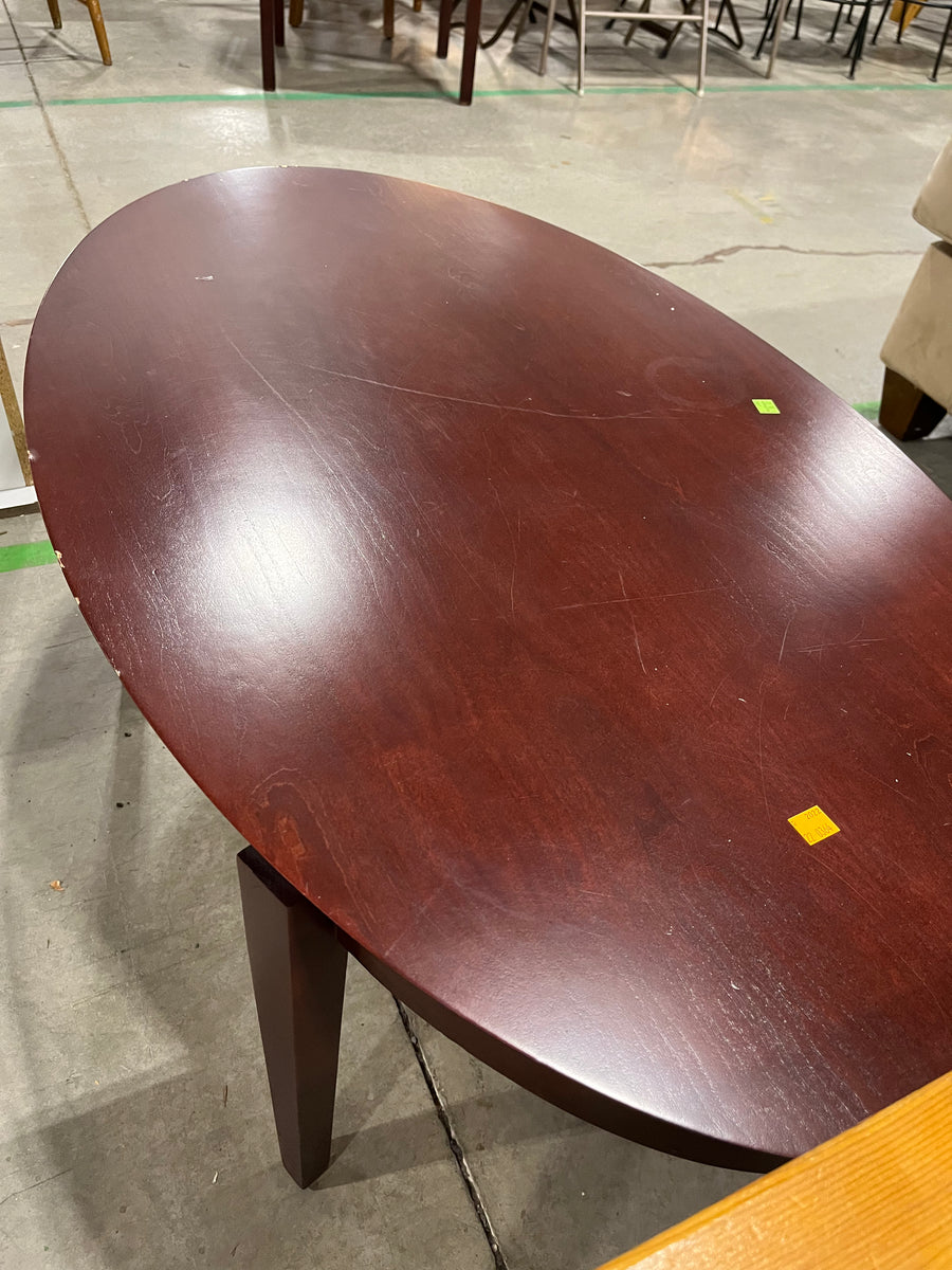 Cherry Oval Coffee Table – Habitat for Humanity Greater Ottawa ReStore