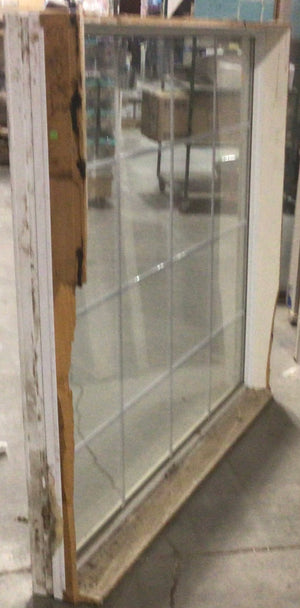 Vinyl and Wood Grid Picture Window
