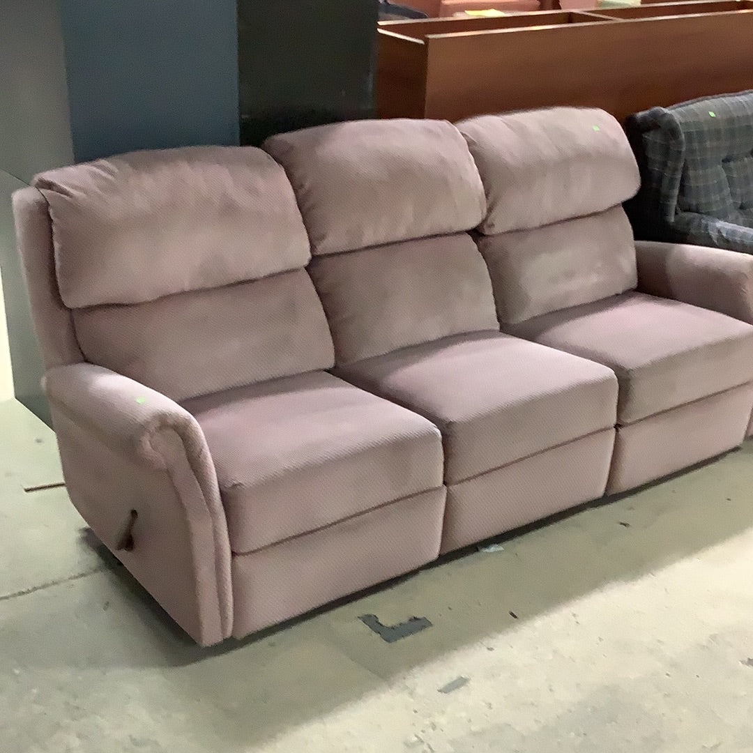 Salmon Reclining Sofa Habitat for Humanity Greater Ottawa ReStore