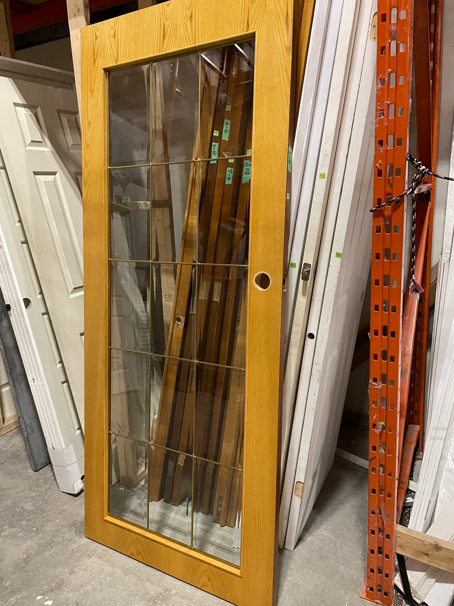 Large Wood Door 34” x 80” Habitat for Humanity Greater Ottawa ReStore