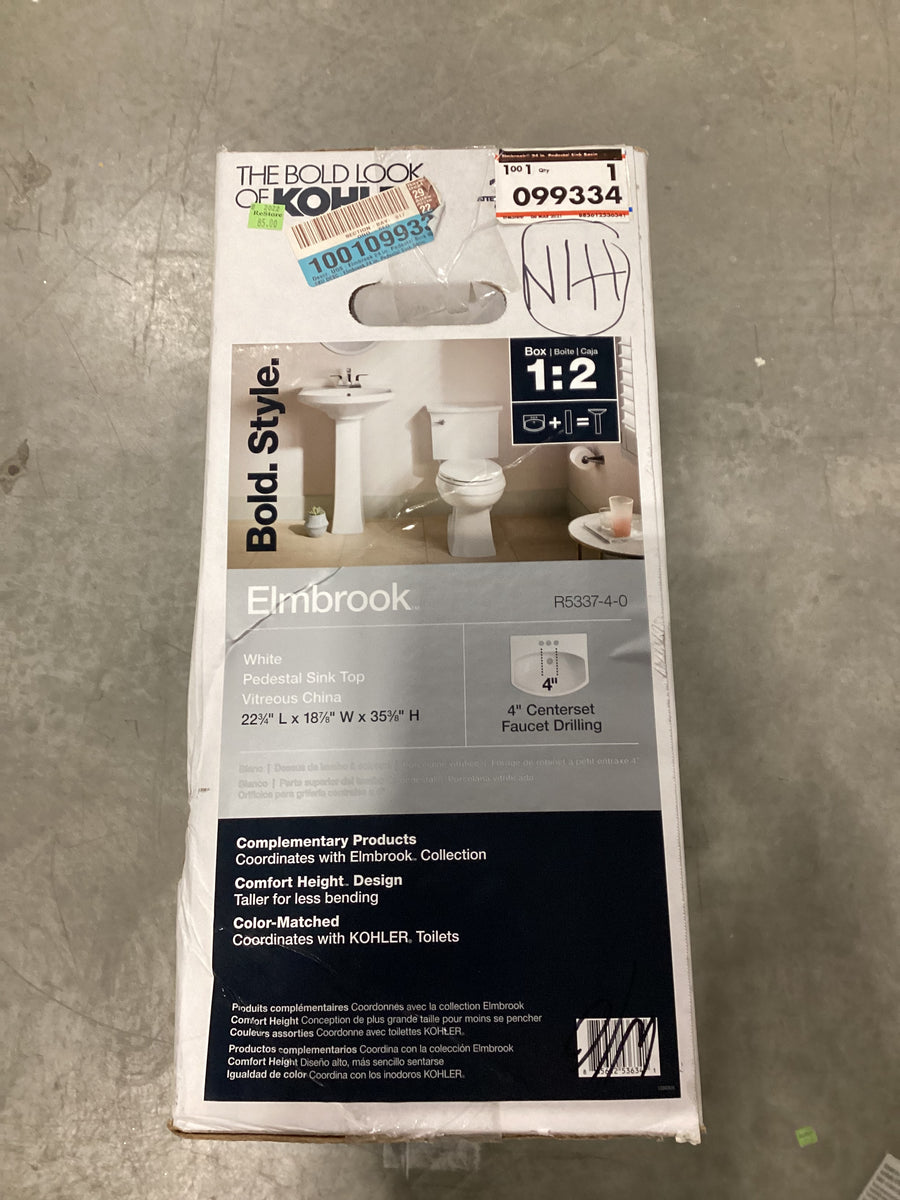 White Pedestal Sink Top Habitat for Humanity Greater Ottawa ReStore