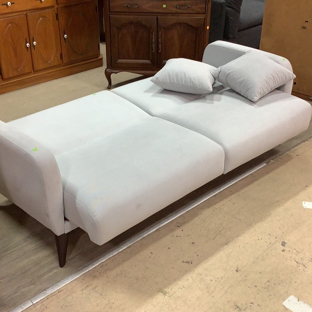 Light Blue Futon Habitat for Humanity Greater Ottawa ReStore