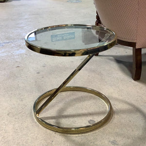 Brass Ring Side Table
