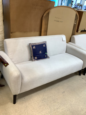 Beige Square Arms Couch