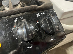 GE Black Gas Range