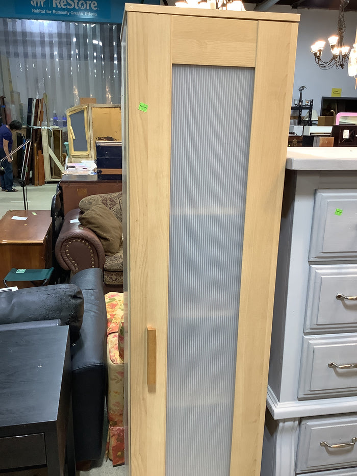 Light Wood Sleek Armoires