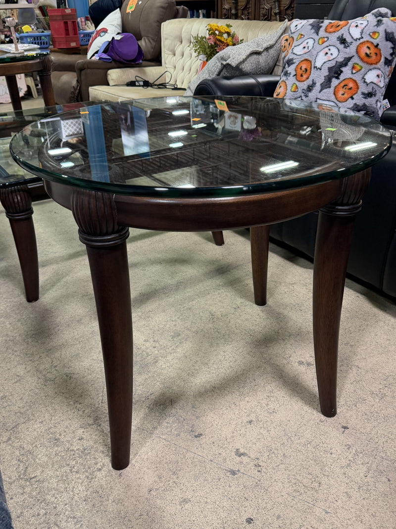 Round Glass Coffee Table