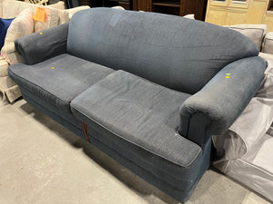 Navy Blue Two-Seater Sofa Bed