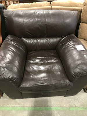 Large Pleather Arm Chair