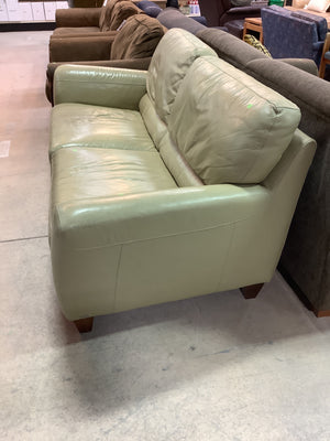 Green Leather Sofa