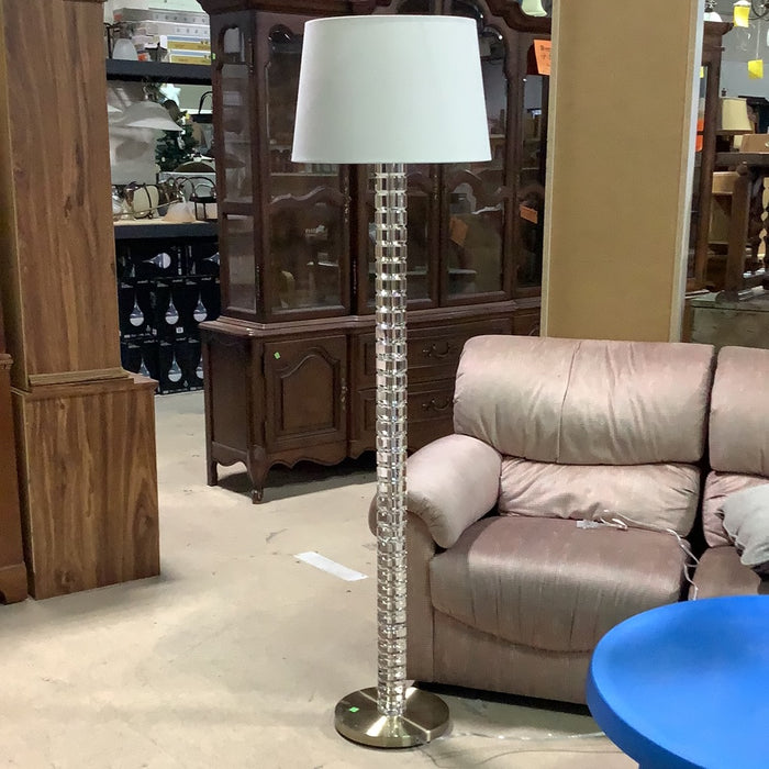 Stacked Glass Floor Lamp