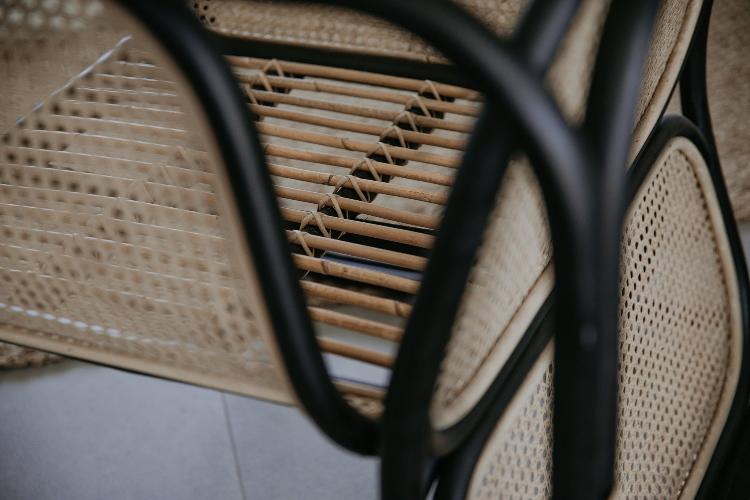 HARBOUR Rattan Chair - Black