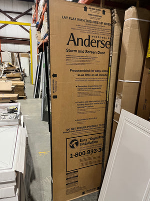 3000 Series 34” Self-storing Storm Door