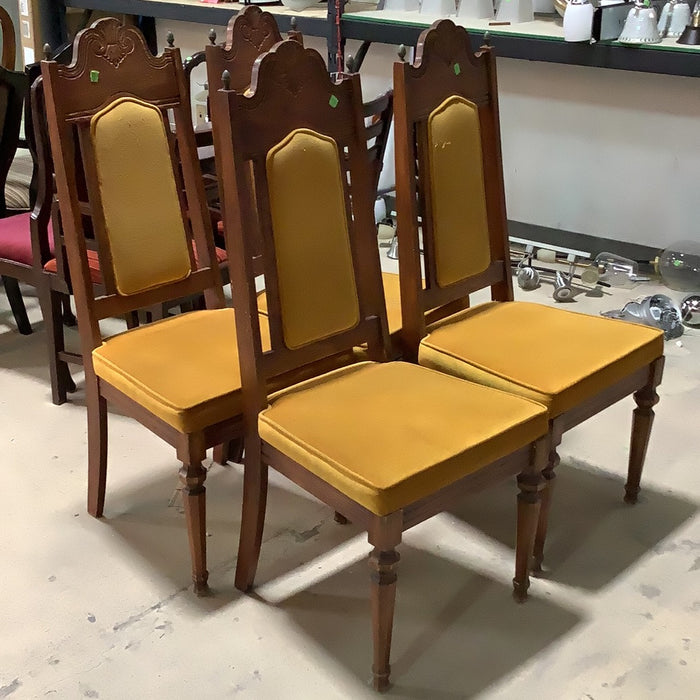 Yellow Cushion Dining Chair