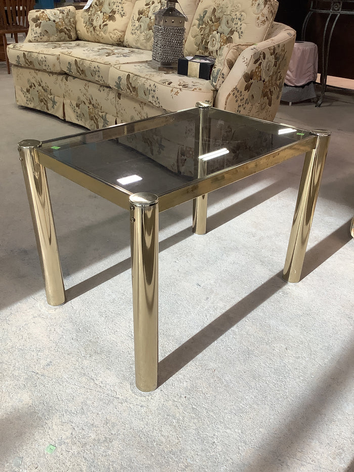 Brass Finished Side Table