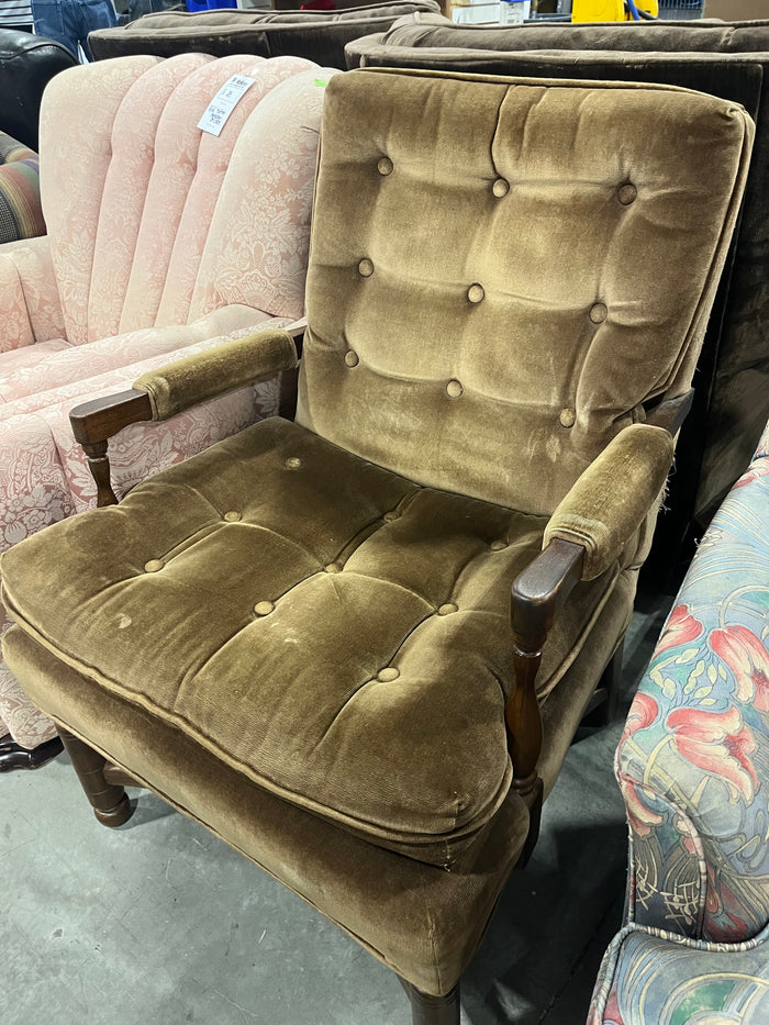 Vintage Tufted Armchair