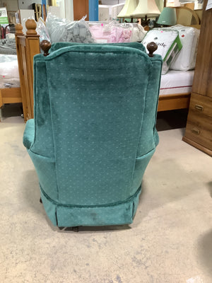 Green Midcentury Swivel Chair