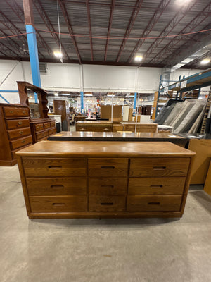 Long Oak Dresser