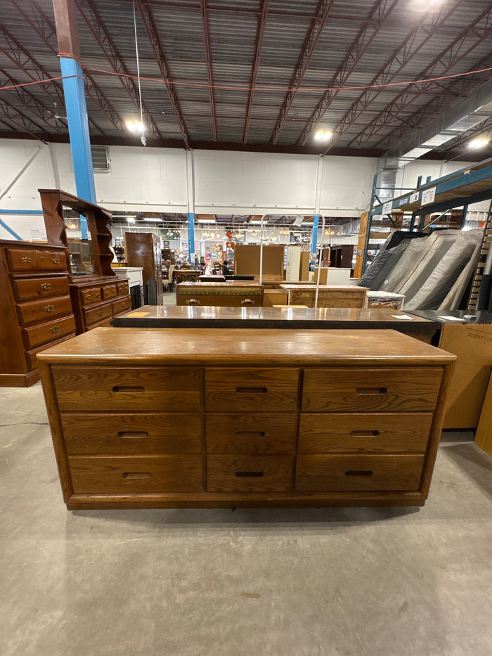 Long Oak Dresser