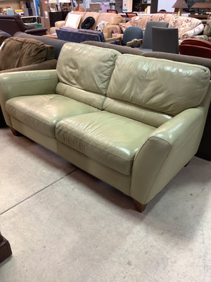 Green Leather Sofa