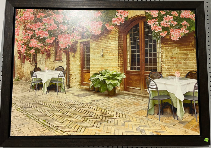 Romantic Italian Courtyard Wall Art