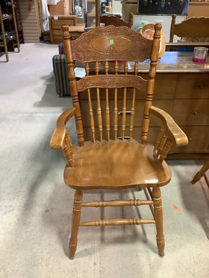 Craved Wooden Chairs
