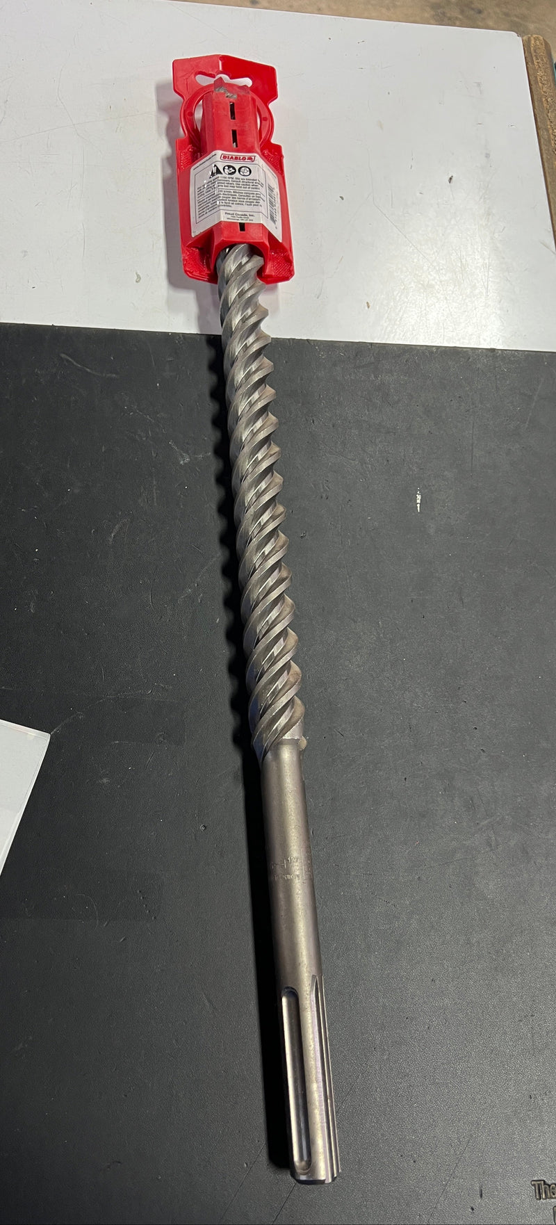 Diablo Rebar Demon SDS-Max 4-Cutter Full-Carbide Hammer Drill Bit – 1" x 16" x 21"